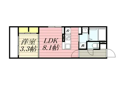 1213内覧会開催SーRESIDENCE医大南ALTIER(1LDK/1階)の間取り写真