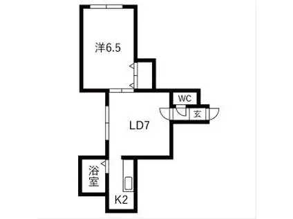 PERDONIA24(1LDK/3階)の間取り写真