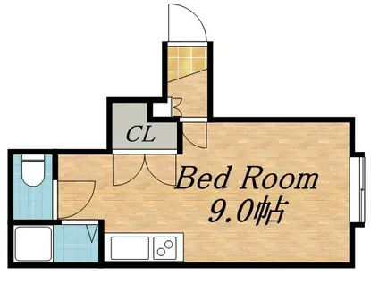 RAD NS 1(1K/3階)の間取り写真