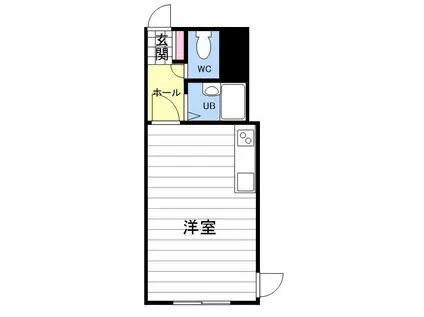 クオリティライフ309(ワンルーム/2階)の間取り写真