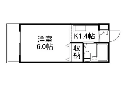メゾンド・ロンシャン(1K/2階)の間取り写真