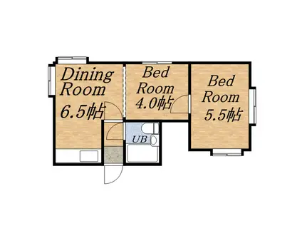 カーサチェリベⅡ(1LDK/1階)の間取り写真