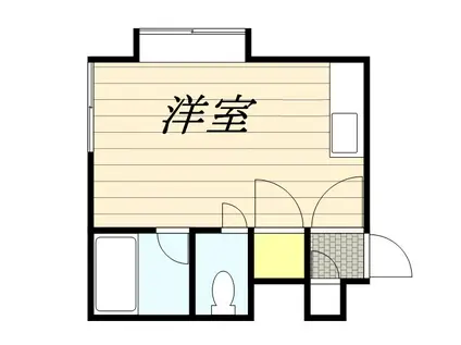 N43クラブハウス A棟(ワンルーム/2階)の間取り写真