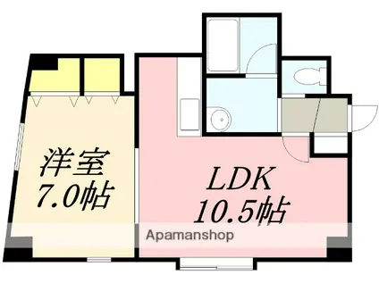 センチュリーグランディー(1LDK/2階)の間取り写真