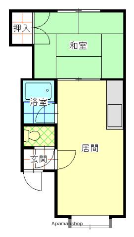 ピア51(1LDK/2階)の間取り写真
