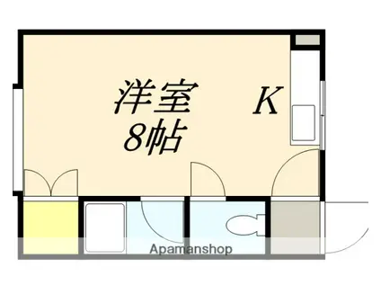 レジェンド北大前(ワンルーム/2階)の間取り写真