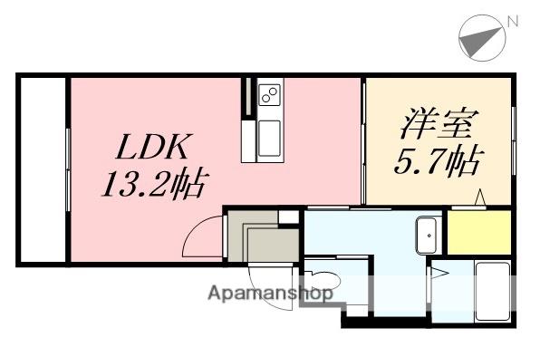 I JIES(1LDK/3階)の間取り写真