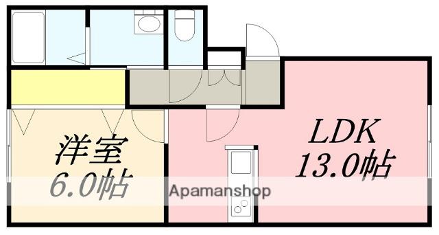 メゾンドクレールⅠ(1LDK/2階)の間取り写真