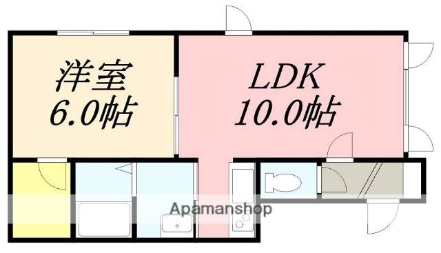 M.K RESIDENCEⅡ(1LDK/1階)の間取り写真
