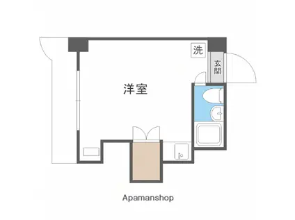 サイレンス医大前(ワンルーム/10階)の間取り写真