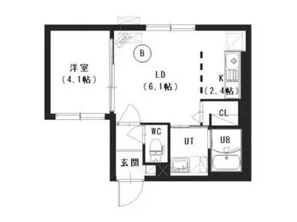 セフィーロ・ピラケシ(1LDK/3階)の間取り写真