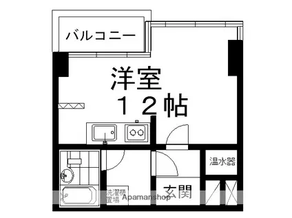 ライオンズマンション中央通(ワンルーム/8階)の間取り写真
