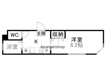 TS HOUSE(1K/2階)の間取り写真