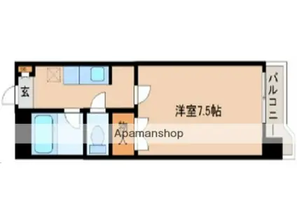 リエス榴岡5丁目(1K/3階)の間取り写真