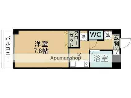 ニートプレイス(1K/2階)の間取り写真