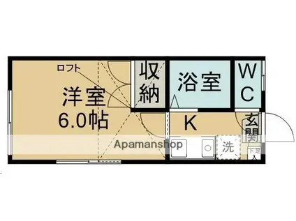 パレスNANA(1K/1階)の間取り写真