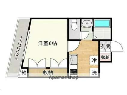 TC支倉(1K/7階)の間取り写真