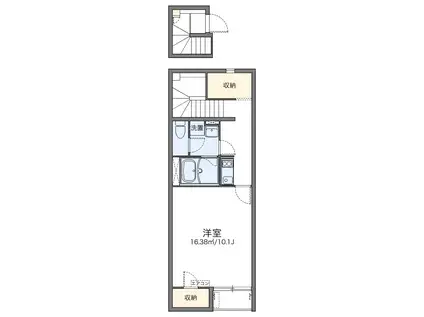 レオネクスト桜弐番館(1K/2階)の間取り写真