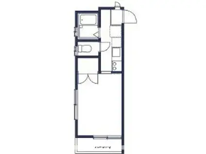 フォレストハイム(1K/2階)の間取り写真
