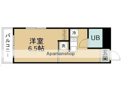 NOIE八幡宮(1K/5階)の間取り写真