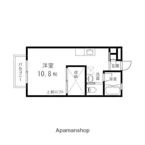 クレール泉(ワンルーム/1階)の間取り写真
