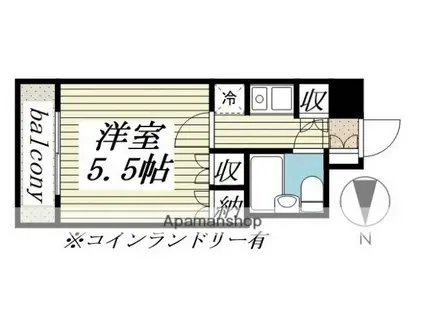 ラ・レジダンス・ド仙台(1K/8階)の間取り写真