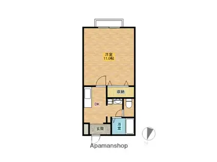 コーポバレンシア(1K/2階)の間取り写真