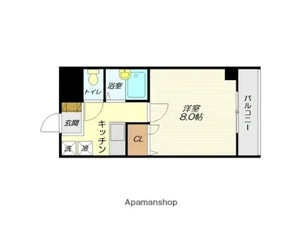 FORYOU37(1K/2階)の間取り写真