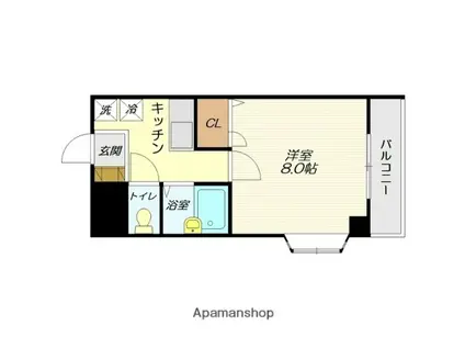 FORYOU37(1K/2階)の間取り写真