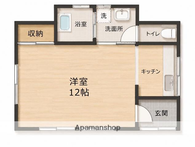 関東鉄道竜ヶ崎線 入地駅 徒歩14分 1階建 築47年(1K)の間取り写真