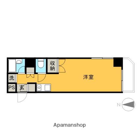 エトワール江木(1K/5階)の間取り写真