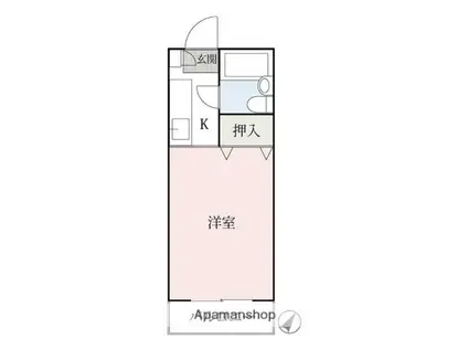 アーバンハイツ(1K/1階)の間取り写真