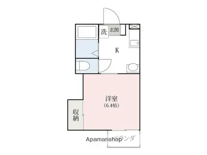 プチメゾンAZUMA(1K/1階)の間取り写真