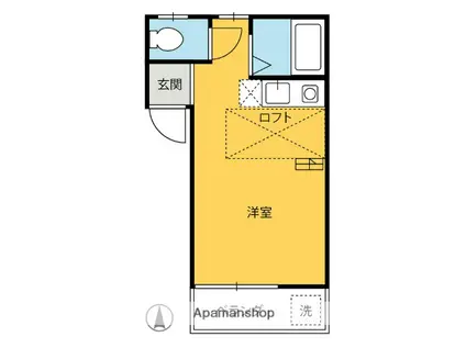 ハイツ斉藤(ワンルーム/2階)の間取り写真