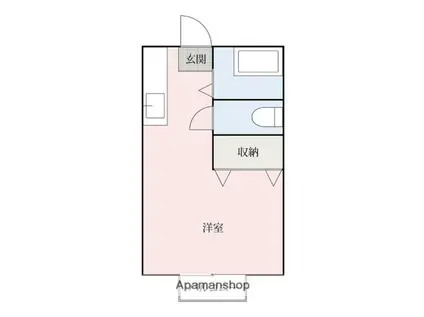 メゾン藤生(ワンルーム/3階)の間取り写真