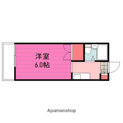 メゾンノーブル(1K/3階)の間取り写真