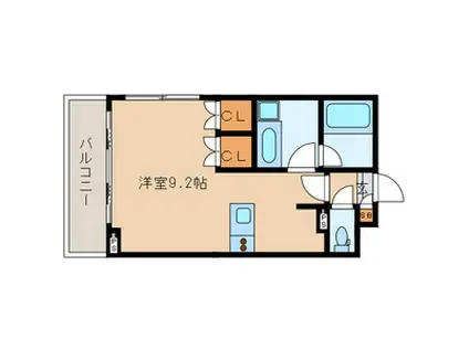 グランガーデンⅡ(ワンルーム/3階)の間取り写真