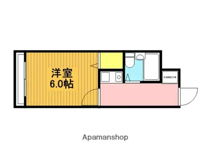 インプレストキワ(1K/1階)の間取り写真