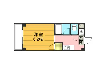 マンション小島(1K/1階)の間取り写真