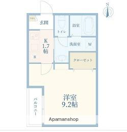 J-MAISON南浦和Ⅰ(1K/2階)の間取り写真