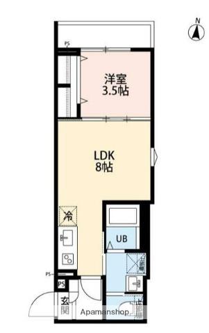 ROBOT HOME 蕨Ⅳ(1LDK/1階)の間取り写真