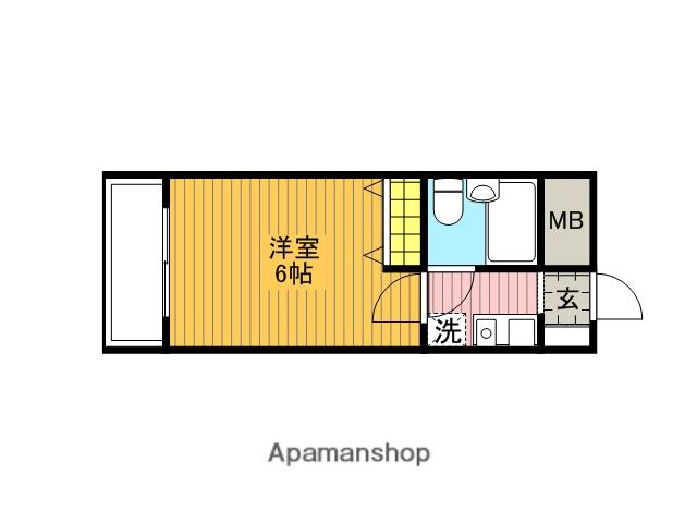 日神パレステージ浦和(1K/3階)の間取り写真