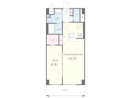 LE FLEUR OMIYA(1LDK/3階)の間取り写真