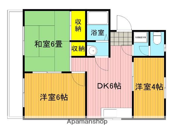 コーポ秩父(3DK/1階)の間取り写真