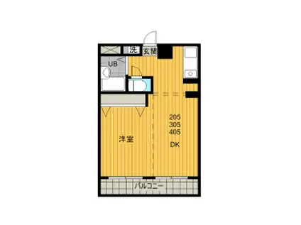 ウィンベルデュエット大宮第13(1DK/4階)の間取り写真