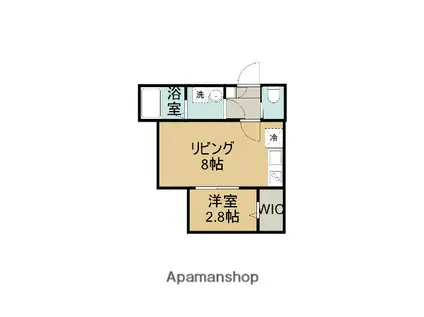 KEIAI RESIDENCE せんげん台V(1LDK/1階)の間取り写真