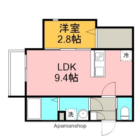 KEIAI RESIDENCE せんげん台6(1LDK/2階)の間取り写真