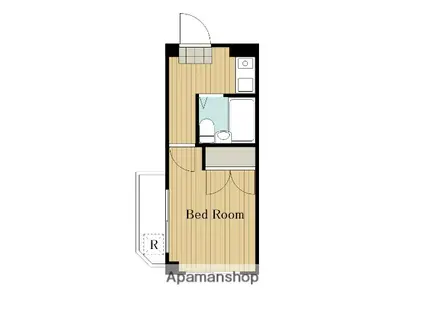 グラッドハイム(ワンルーム/3階)の間取り写真