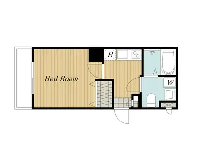 アルファコート草加2(1K/4階)の間取り写真