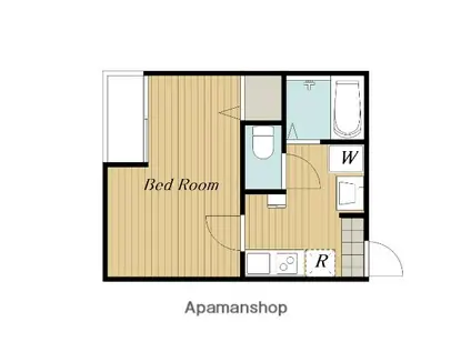 DBルーム谷塚(1K/2階)の間取り写真